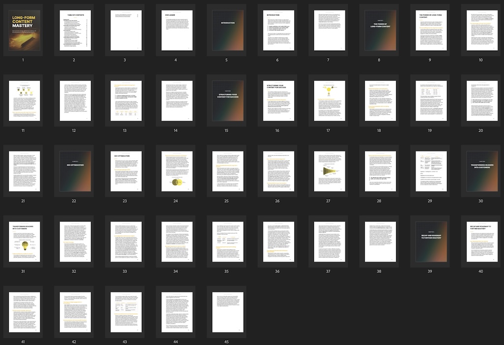 Screenshot Long-Form Content Mastery - Ebook - Image 2