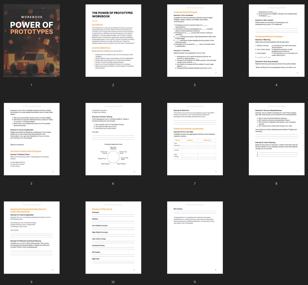Screenshot The Power of Prototypes - Workbook - Image 2